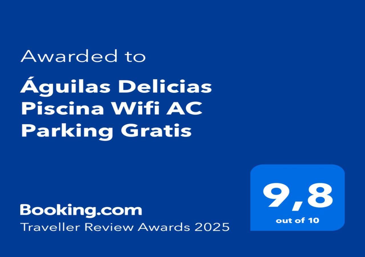 Aguilas Delicias Piscina Wifi Ac Parking Gratis Exteriör bild